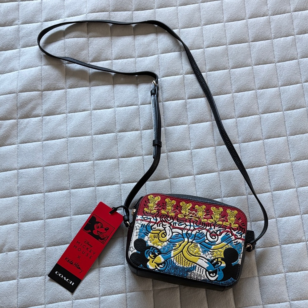 Coach x Keith Haring x Disney - Multicolor Disney Mickey Mouse Crossbody Bag